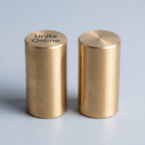 Brass Bench Dog Pair